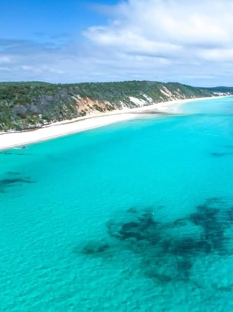 K'gari Fraser Island beach and dunes